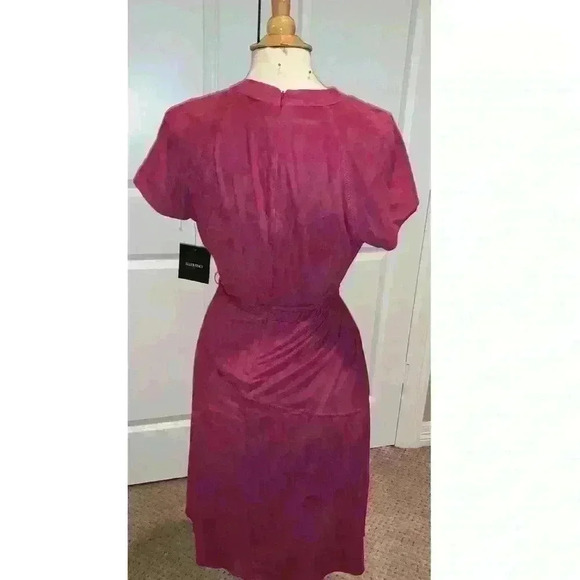 🆕 Suede Wrap Dress - Picture 2 of 7